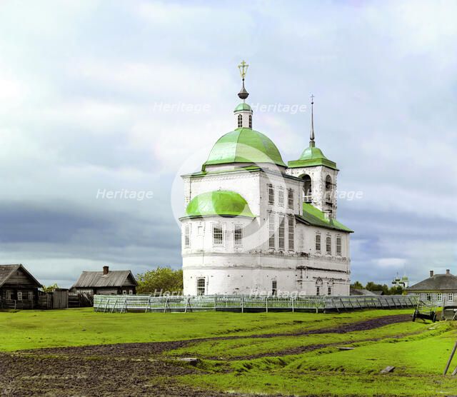 Church of the Ascension [Belozersk, Russian Empire], 1909. Creator: Sergey Mikhaylovich Prokudin-Gorsky.