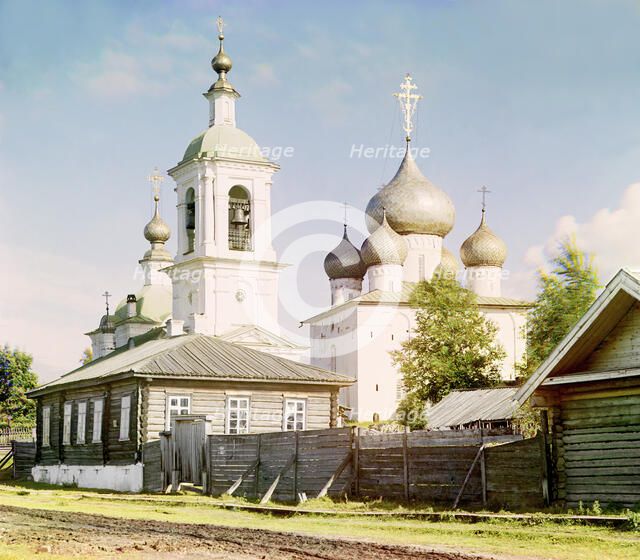 Church of the Assumption of the Mother of God [Belozersk, Russian Empire], 1909. Creator: Sergey Mikhaylovich Prokudin-Gorsky.
