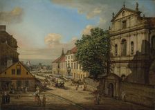 Church of the Bridgettines and the Arsenal in Warsaw, 1778. Creator: Bellotto, Bernardo (1720-1780)