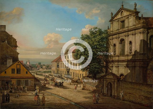 Church of the Bridgettines and the Arsenal in Warsaw, 1778. Creator: Bellotto, Bernardo (1720-1780).