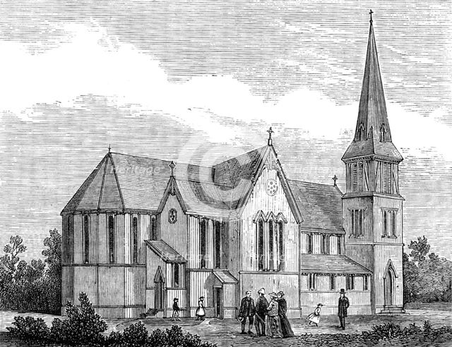 Church of the Holy Sepulchre, Auckland, New Zealand, 1881. Creator: Unknown.