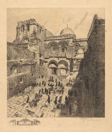 Church of the Holy Sepulchre, Jerusalem. Creator: Otto H. Bacher (American, 1856-1909)