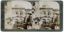 Church of the Holy Sepulchre, Jerusalem, Palestine, 1897.Artist: Underwood & Underwood