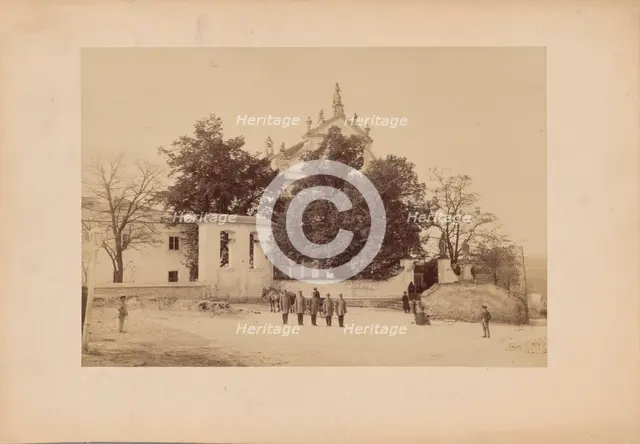 Church of the Holy Trinity and Tinitarian Monastery - general view, Kamianets-Podilskyi, 1890-1900. Creator: Unknown.