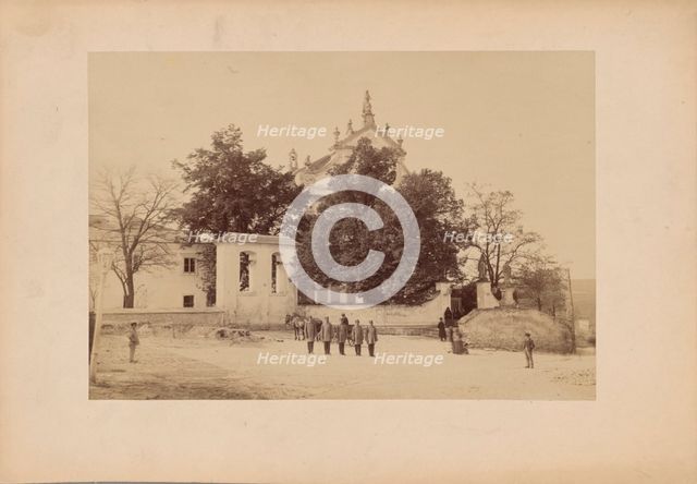 Church of the Holy Trinity and Tinitarian Monastery - general view, Kamianets-Podilskyi, 1890-1900. Creator: Unknown.