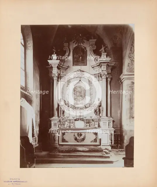Church of the Holy Trinity - altar in the side aisle, Lezajsk, 1895-1905. Creator: Unknown.