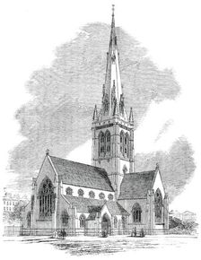 Church of the Holy Trinity, Building at Westminster, 1850. Creator: Unknown