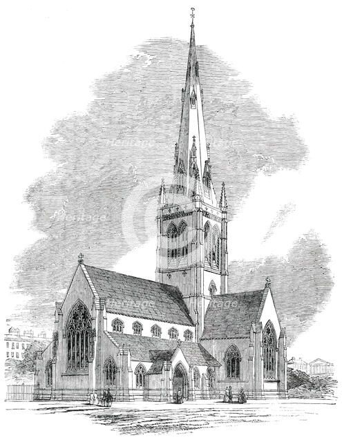 Church of the Holy Trinity, Building at Westminster, 1850. Creator: Unknown.