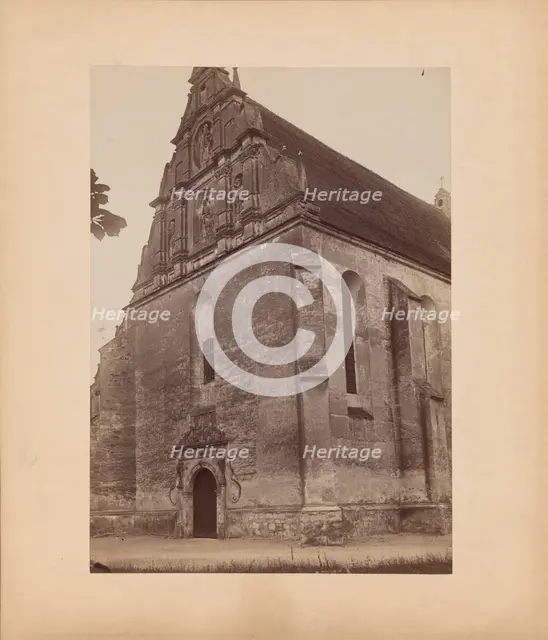 Church of the Holy Trinity - fragment of the body seen from the south-west, Nowy Korczyn, 1895-1905. Creator: Unknown.