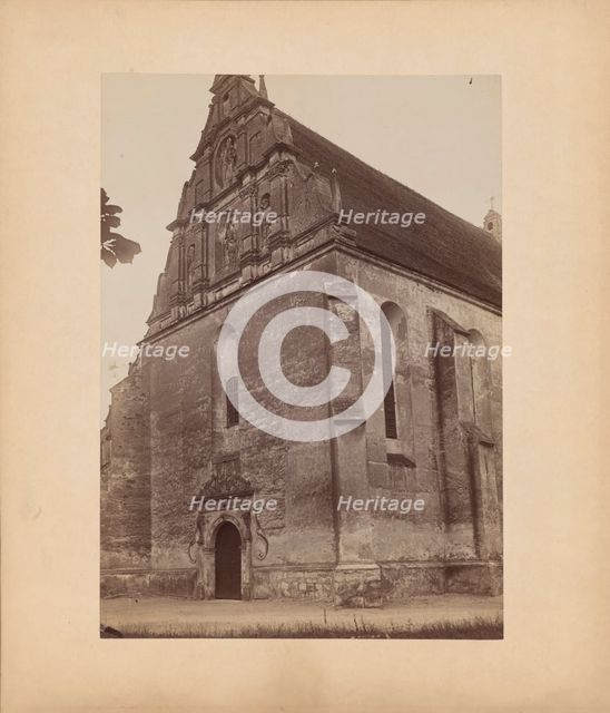 Church of the Holy Trinity - fragment of the body seen from the south-west, Nowy Korczyn, 1895-1905. Creator: Unknown.