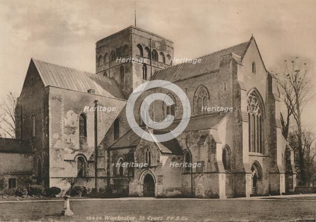 Church of the Hospital of St Cross, Winchester, Hampshire, early 20th century(?). Artist: Unknown.