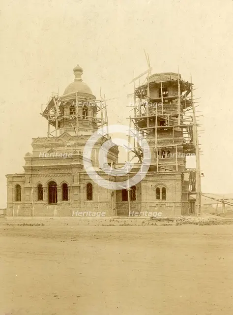 Church of the Karkaralinskaia Village, 1909. Creator: Nikolai Georgievich Katanaev.