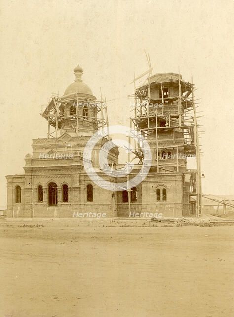 Church of the Karkaralinskaia Village, 1909. Creator: Nikolai Georgievich Katanaev.