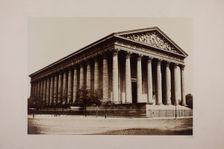 Church of the Madeleine (Eglise de la Madeleine), c. 1860. Creator: Edouard Baldus