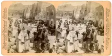 Church of the Nativity, built where Jesus was born, Bethlehem, Palestine, 1900.Artist: Underwood & Underwood