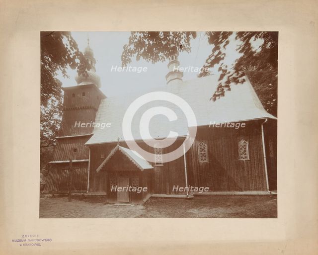Church of the Nativity of the Blessed Virgin Mary - southern façade, Kruzlowa Wyzna, between 1905-15 Creator: Unknown.