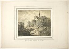 Church of the Pilgrimage in the Tirol, 1818. Creator: Domenico Quaglio II