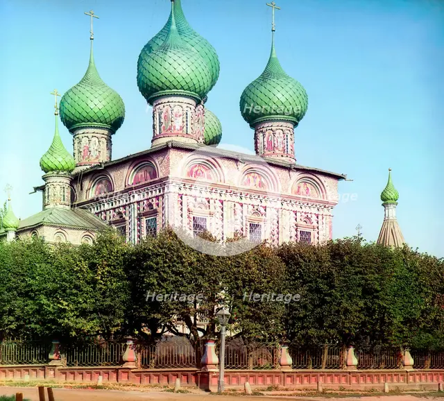 Church of the Resurrection in the Grove, Kostroma, 1910. Creator: Sergey Mikhaylovich Prokudin-Gorsky.