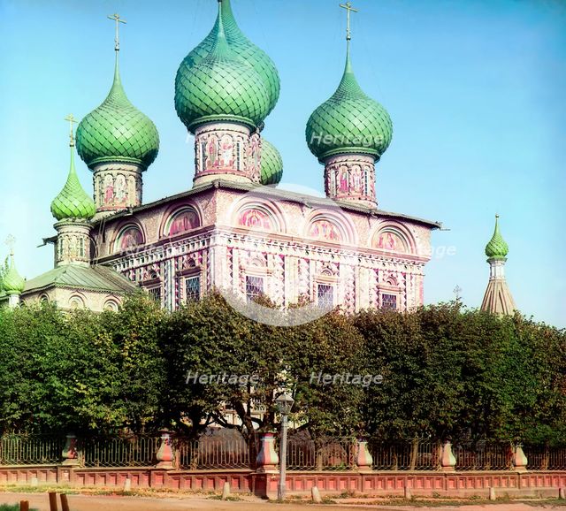 Church of the Resurrection in the Grove, Kostroma, 1910. Creator: Sergey Mikhaylovich Prokudin-Gorsky.