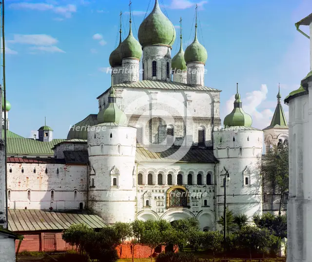 Church of the Resurrection of Christ, in the Kremlin, Rostov Velikii, 1911. Creator: Sergey Mikhaylovich Prokudin-Gorsky.