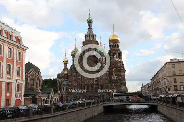 Church of the Saviour on Blood, St Petersburg, Russia, 2011. Creator: Sheldon Marshall.