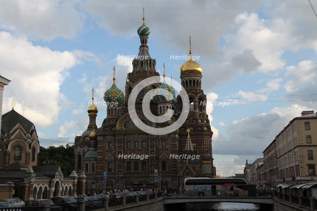 Church of the Saviour on Blood, St Petersburg, Russia, 2011. Creator: Sheldon Marshall.
