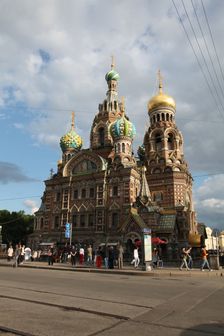 Church of the Saviour on Blood, St Petersburg, Russia, 2011. Creator: Sheldon Marshall