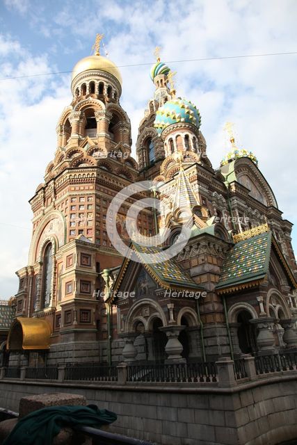Church of the Saviour on Blood, St Petersburg, Russia, 2011. Creator: Sheldon Marshall.