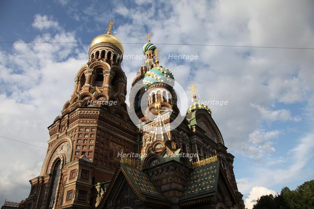 Church of the Saviour on Blood, St Petersburg, Russia, 2011. Creator: Sheldon Marshall.