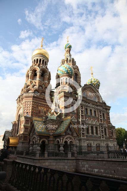 Church of the Saviour on Blood, St Petersburg, Russia, 2011. Creator: Sheldon Marshall.