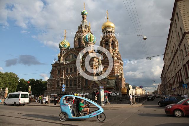 Church of the Saviour on Blood, St Petersburg, Russia, 2011. Creator: Sheldon Marshall.