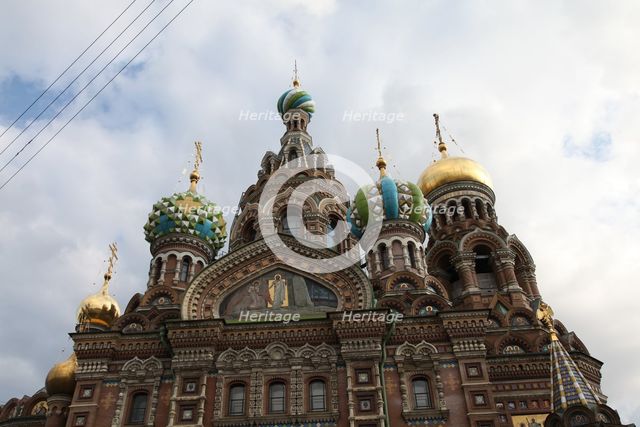 Church of the Saviour on Blood, St Petersburg, Russia, 2011. Creator: Sheldon Marshall.