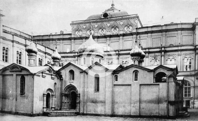 Church of the Saviour in the Woods, in the Kremlin, Moscow, Russia. Artist: Unknown