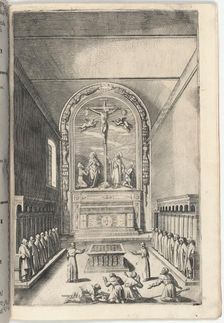 Church of the Stigmata (Chiesa delle Stimmate) [plate M], 1612. Creator: Jacopo Ligozzi