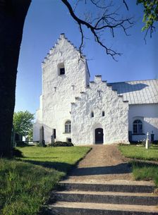 Church of Vitaby, Österlen, southern Sweden. Creator: Göran Algård