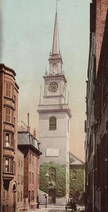 Church (Old North), Boston, ca 1900. Creator: Unknown