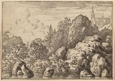 Church on a Hill, probably c. 1645/1656. Creator: Allart van Everdingen