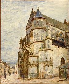 Church at Moret after the Rain, 1894. Creator: Alfred Sisley