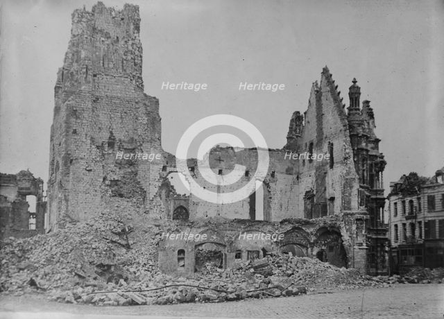 Church at Arras, between c1915 and 1918. Creator: Bain News Service.