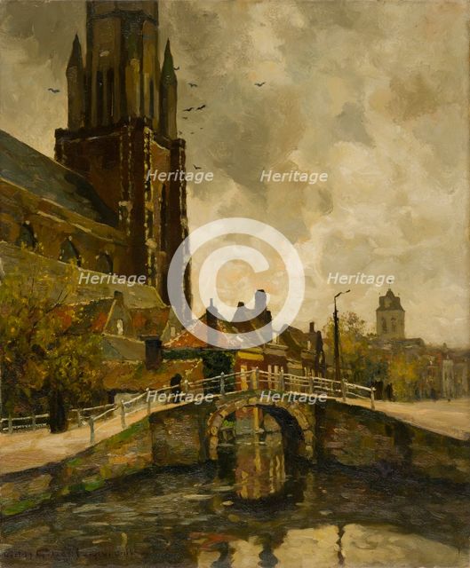 'Church at Delft', 1887-1939. Creator: Victor Olivier Gilsoul.