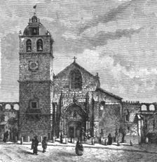 'Church at Villa de Conde, near Oporto; Excursions near Lisbon 1875. Creator: Unknown