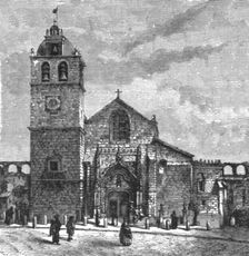 'Church at Villa de Conde, near Oporto; Excursions near Lisbon 1875. Creator: Unknown