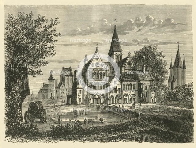 'Church and Tower of the Temple, Paris', 1890. Creator: Unknown.