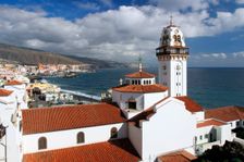 Church and bay, Candelaria, Tenerife, 2007. Creator: Peter Thompson