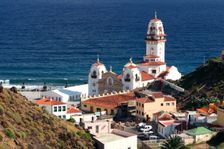 Church and bay, Candelaria, Tenerife, 2007. Creator: Peter Thompson