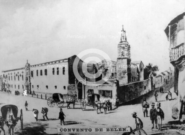 Church and convent of Belen, (1712-1718), 1920s. Artist: Unknown
