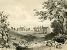Church and Manse of Cults, c1843-1889. Creator: James Gordon Junior
