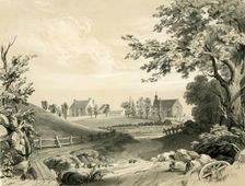 Church and Manse of Cults, c1843-1889. Creator: James Gordon Junior