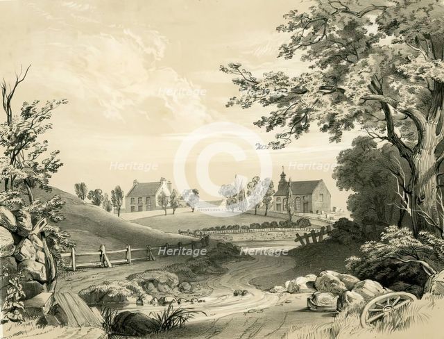 Church and Manse of Cults, c1843-1889. Creator: James Gordon Junior.