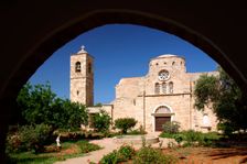 Church and Monastery, North Cyprus. Creator: Peter Thompson